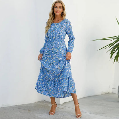 DAISY - BOHEMIAN FLORAL COMFORT MAXI DRESS